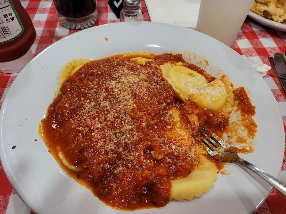 Chicken Parmesan with Spaghetti and Marinara Sauce